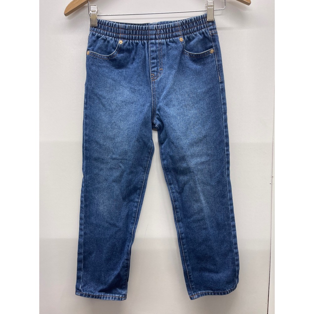 Scotch & Soda Amsterdam Boys Blue Elastic Waist Pull On Denim Jeans Size 7